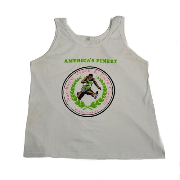 VINTAGE 80s tank‎ top Northwest Track & Field Classic FL unisex M - Picture 1 of 9